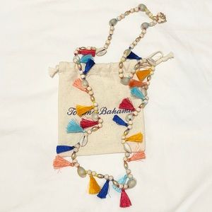 MUST GO Tommy Bahama Tassel & Bead Necklace